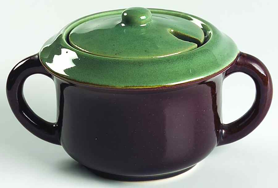 Provincial Oomph Sugar Bowl & Lid by Red Wing-1