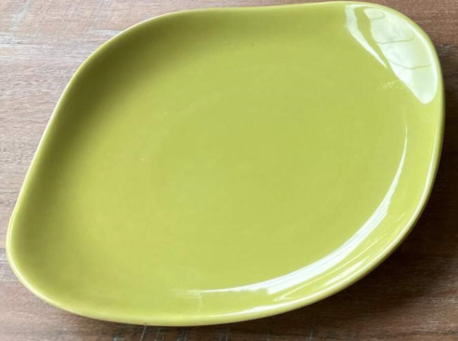 Quartette Chartreuse Bread & Butter Plate by Red Wing-1