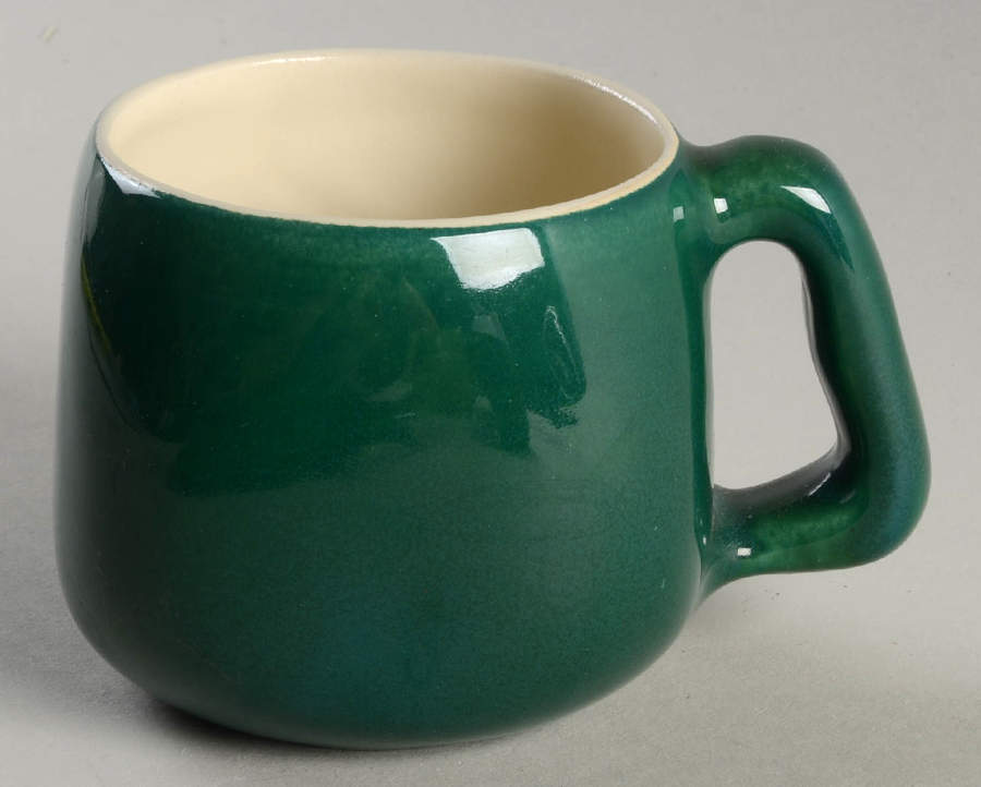 Quartette Ming Green Flat Cup by Red Wing-1