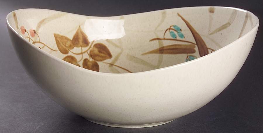 Random Harvest 12" Large Salad Serving Bowl by Red Wing-1