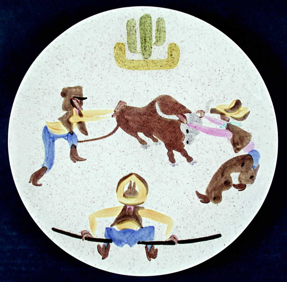 Round Up Dinner Plate by Red Wing-1