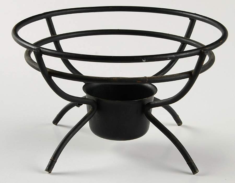 Round Up Medium Black Warmer Stand w/Candle Cup by Red Wing-1