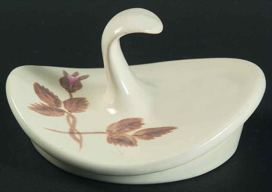 Red Wing Rose Lid for Sugar Bowl by Red Wing-1