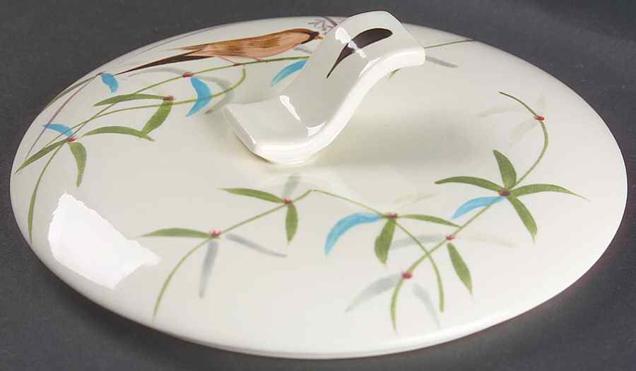 Spring Song Lid for 1.25 Qt Round Casserole by Red Wing-1