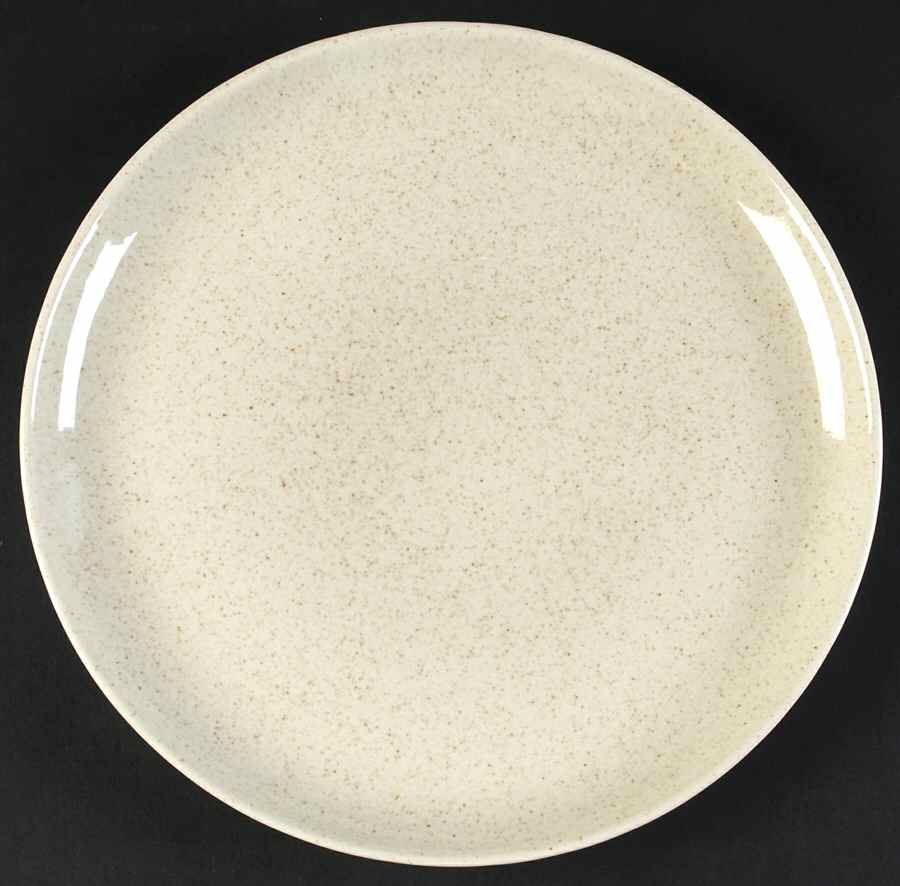 Tan Fleck Dinner Plate by Red Wing-1