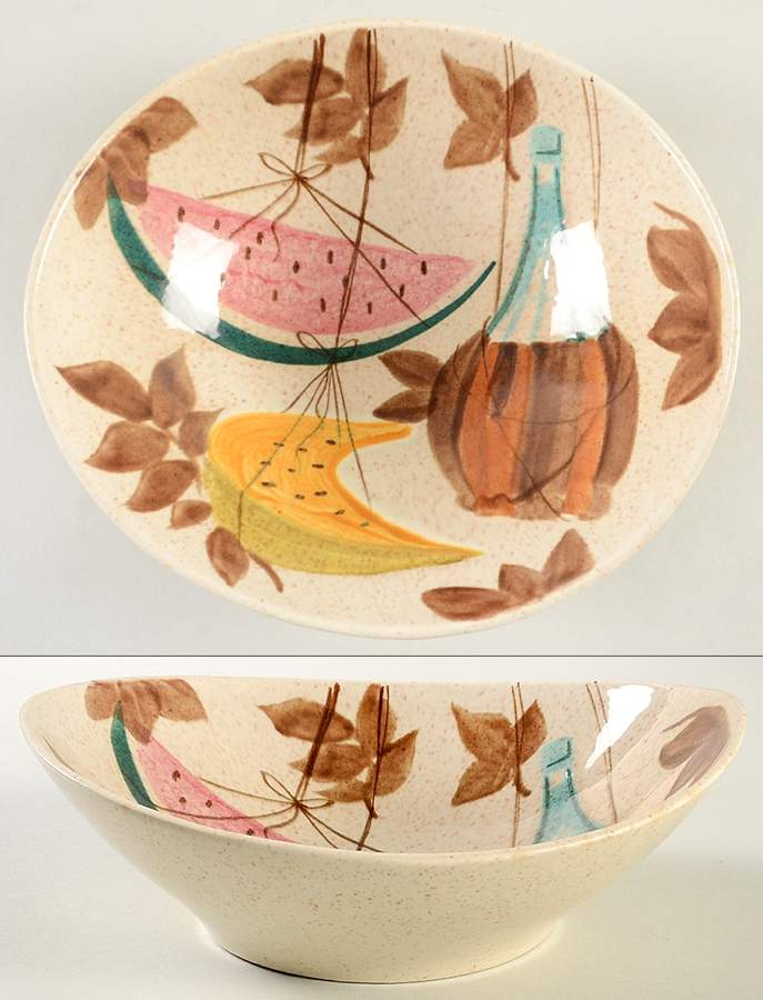 Tampico 8" Round Vegetable Bowl by Red Wing-1