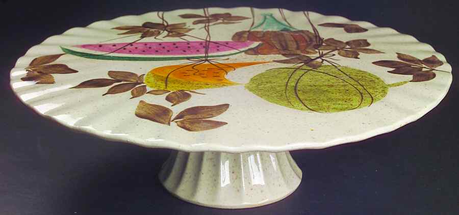 Tampico 11" Diameter Pedestal Cake Stand by Red Wing-1