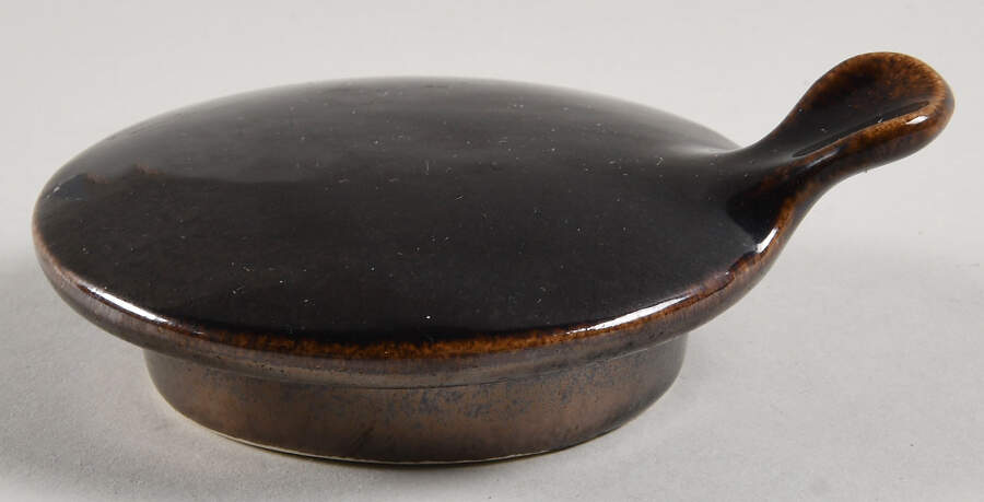 Town and Country Metallic Brown Lid for Teapot by Red Wing-1
