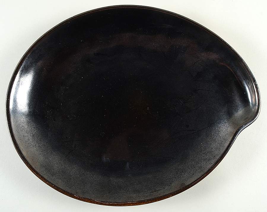 Town and Country Metallic Brown 15" Oval Serving Platter by Red Wing-1