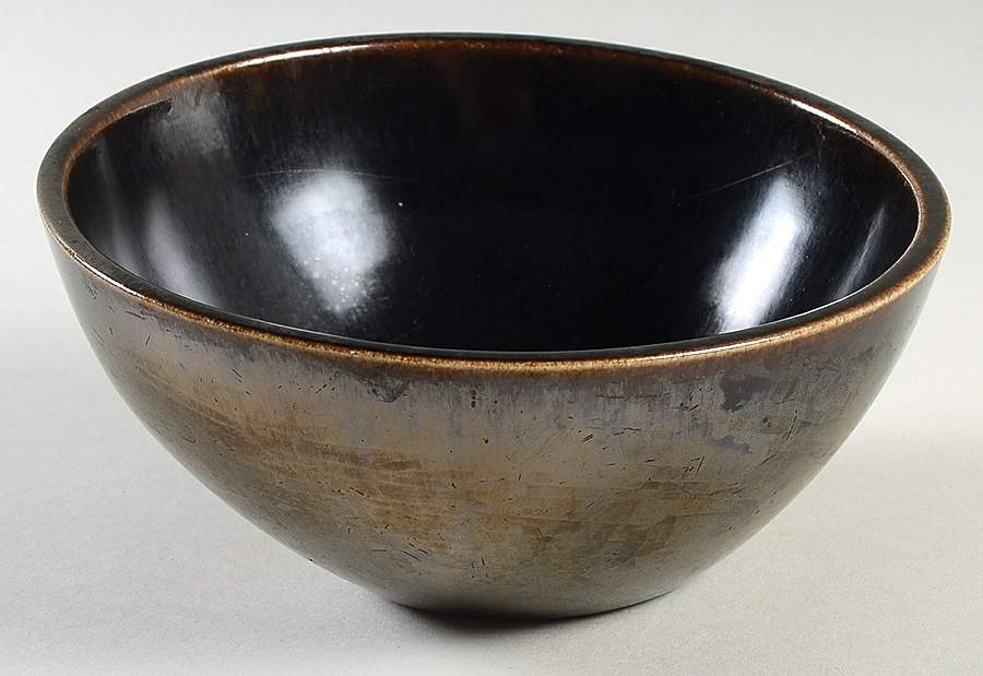 Town and Country Metallic Brown Coupe Cereal Bowl by Red Wing-1