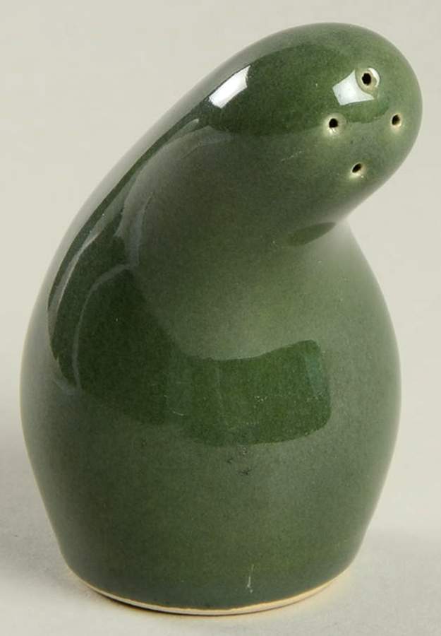 Town and Country Forest Green Pepper Shaker by Red Wing-1