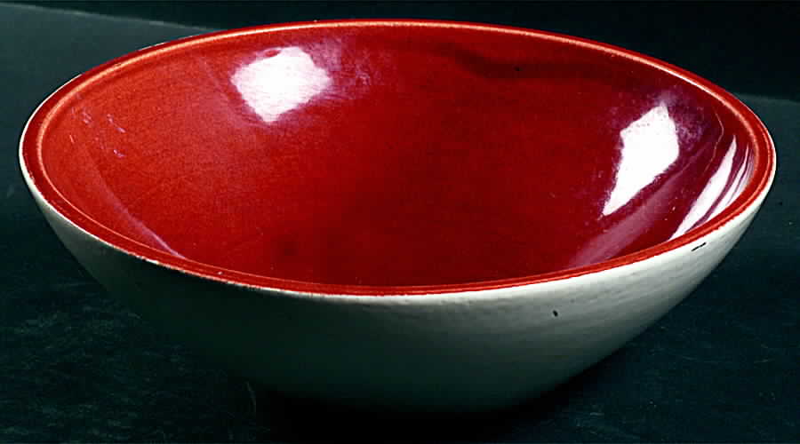 Town and Country Rust 8" Round Vegetable Bowl by Red Wing-1