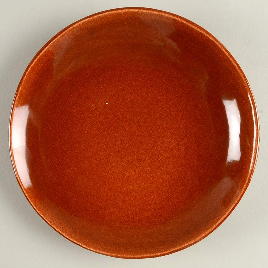 Town and Country Rust Salad Plate by Red Wing-1