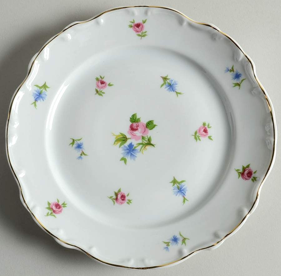 Field Flowers (Brazil) Salad Plate by Royale Garden-1