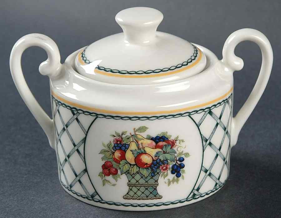 Bountiful Mini Sugar Bowl & Lid by Rego-1