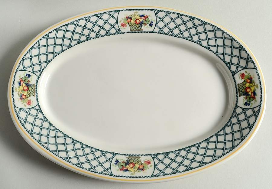 Bountiful 11" Oval Serving Platter by Rego-1
