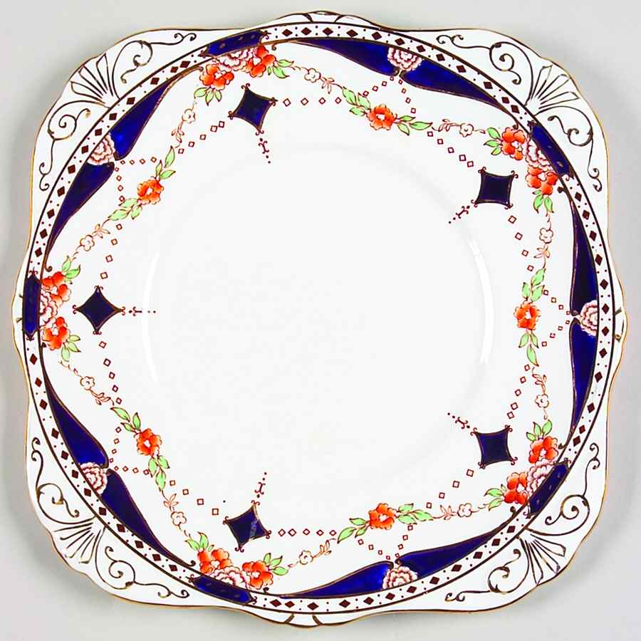 4539 9" Square Cake Plate by Royal Grafton-1