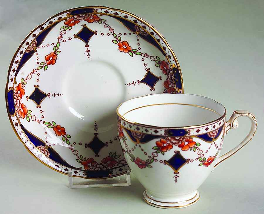 4539 Footed Cup & Saucer Set by Royal Grafton-1