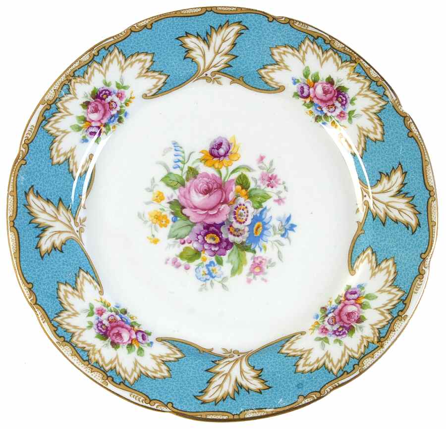 Academy Blue Salad Plate by Royal Grafton-1