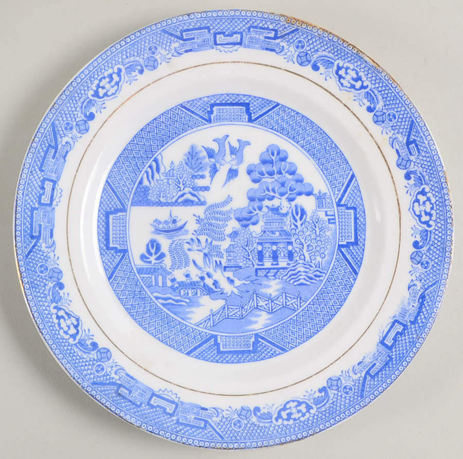Blue Willow Bread & Butter Plate by Royal Grafton-1