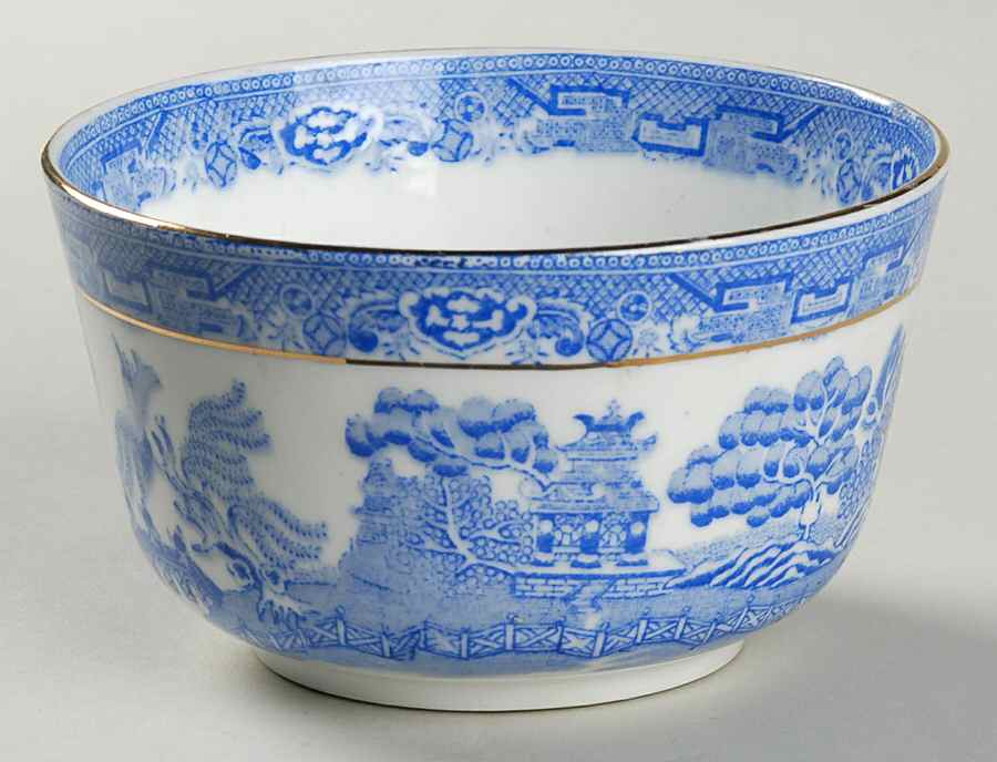 Blue Willow Cranberry Bowl by Royal Grafton-1