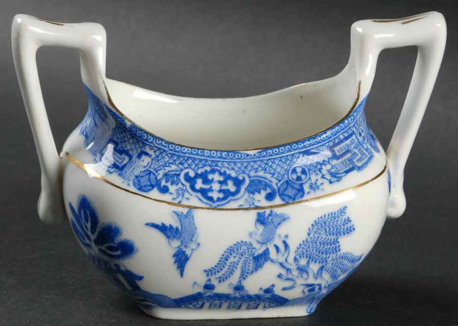 Blue Willow Open Sugar Bowl by Royal Grafton-1