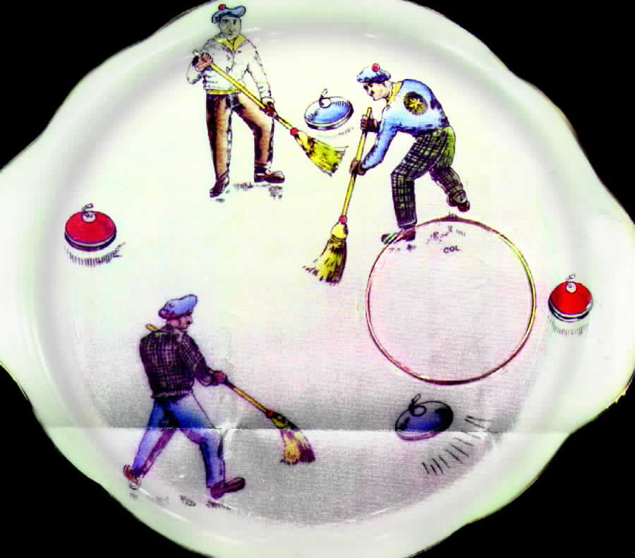 Curling Cup, A Snack Plate by Royal Grafton-1
