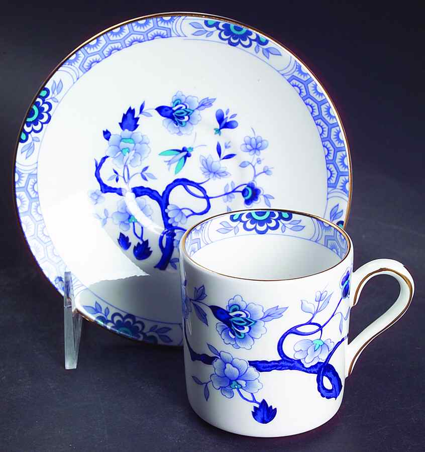 Dynasty Flat Demitasse Cup & Saucer Set by Royal Grafton-1