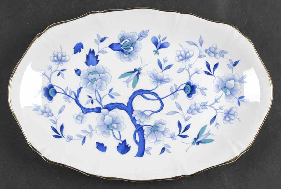 Dynasty 11" Oval Serving Platter by Royal Grafton-1