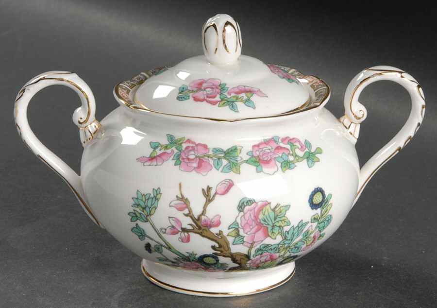 Indian Tree Sugar Bowl & Lid by Royal Grafton-1