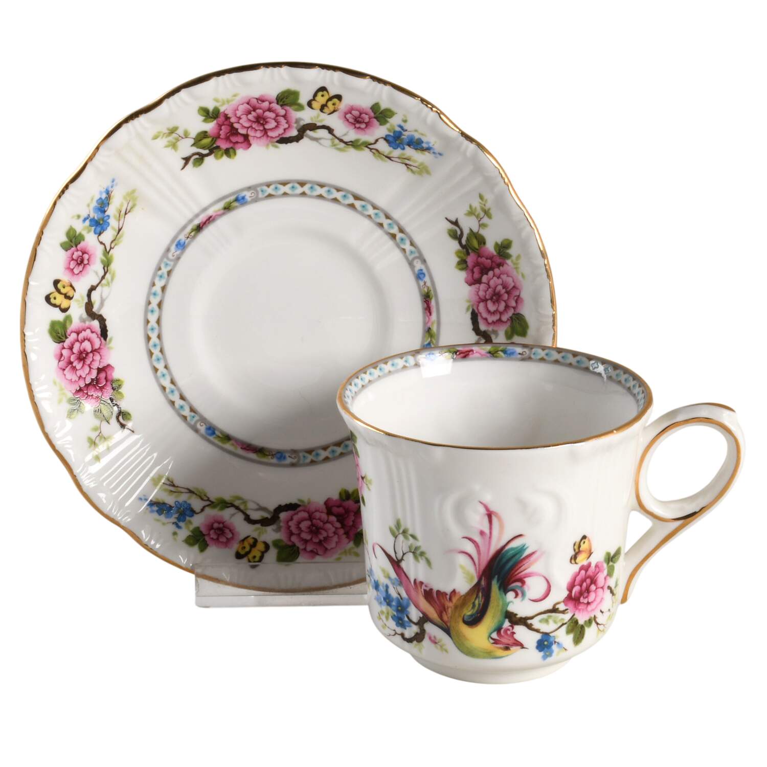 Martinique Flat Demitasse Cup & Saucer Set by Royal Grafton-1