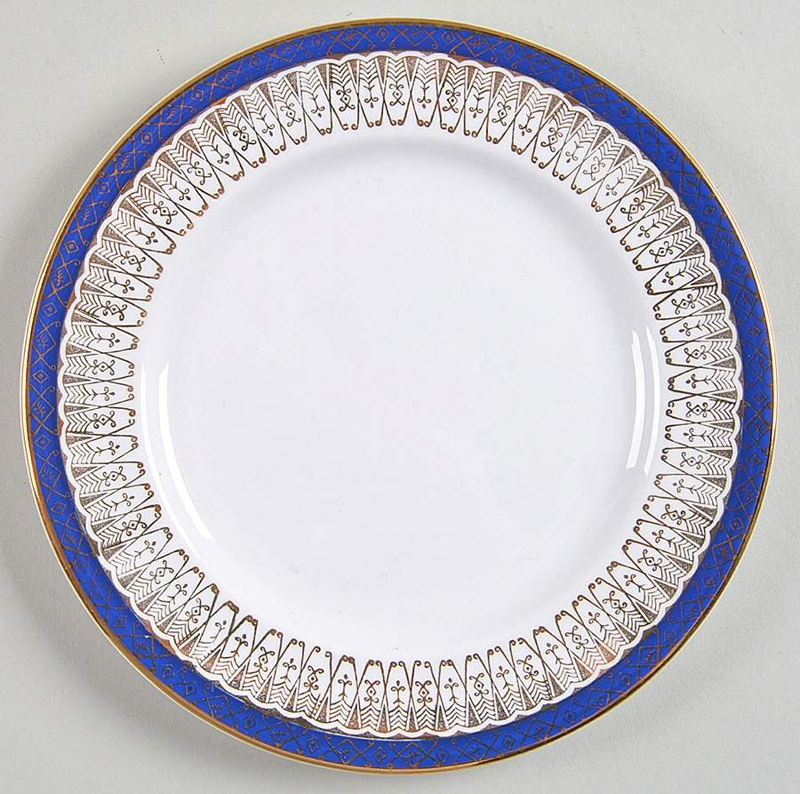 Majestic Dark Blue Bread & Butter Plate by Royal Grafton-1