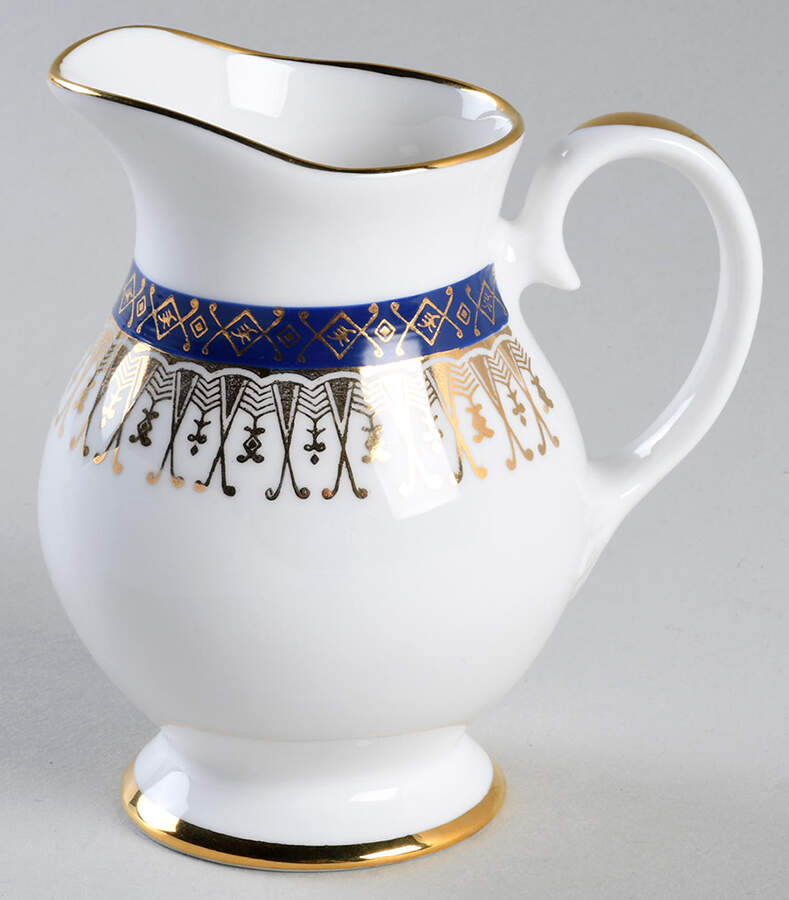 Majestic Dark Blue Creamer by Royal Grafton-1