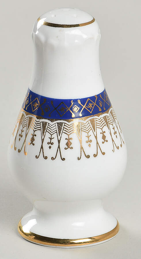 Majestic Dark Blue Pepper Shaker by Royal Grafton-1