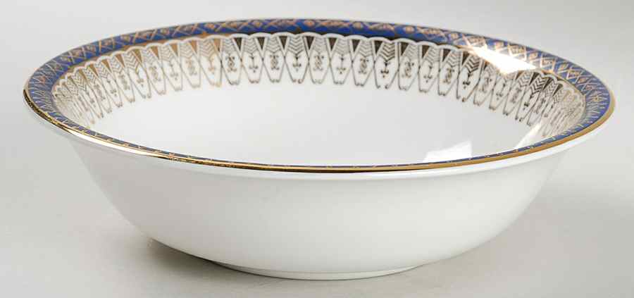 Majestic Dark Blue Coupe Cereal Bowl by Royal Grafton-1