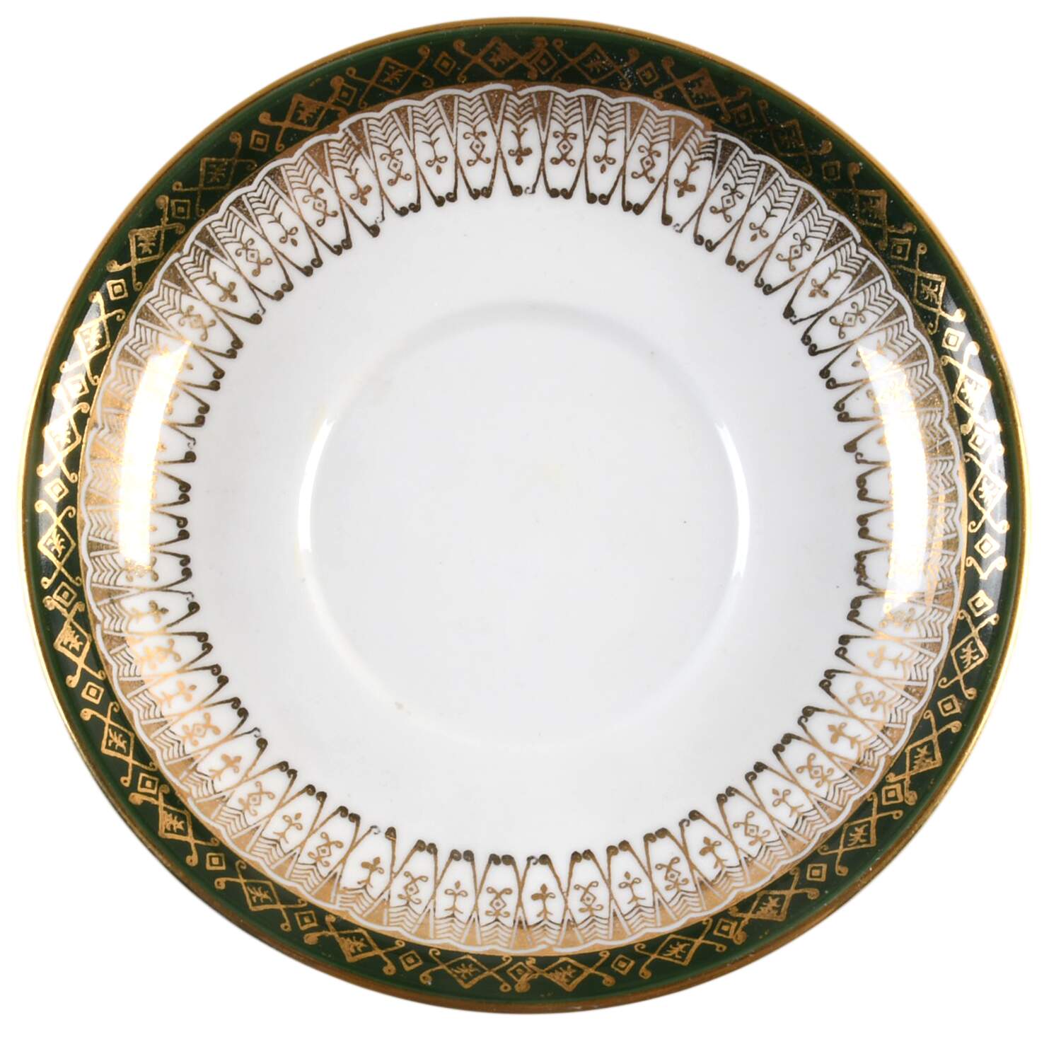 Majestic Green Saucer for Flat Demitasse Cup by Royal Grafton-1