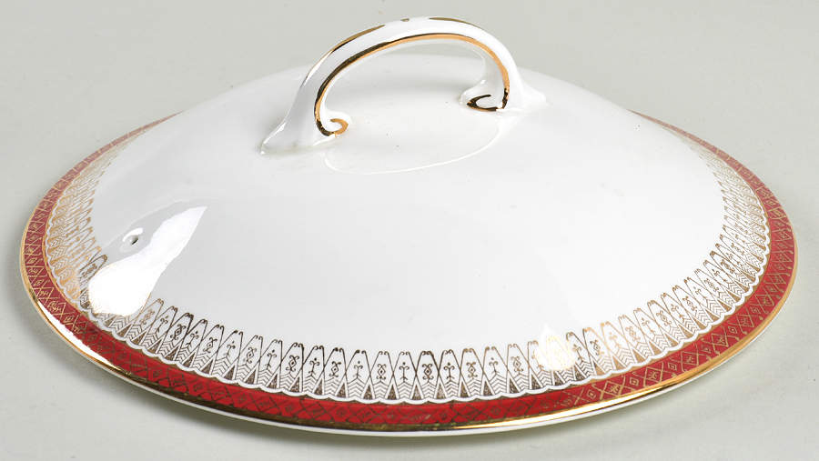 Majestic Maroon Lid for Rd Covered Vegetable W/RV9 Base by Royal Grafton-1