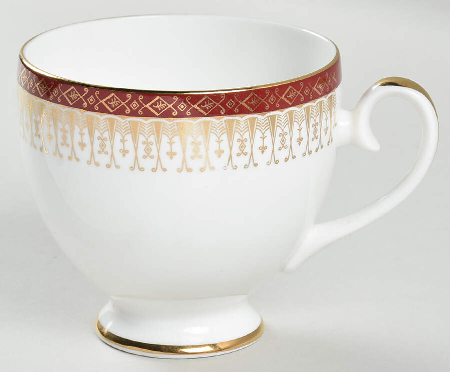Majestic Maroon Breakfast Cup by Royal Grafton-1