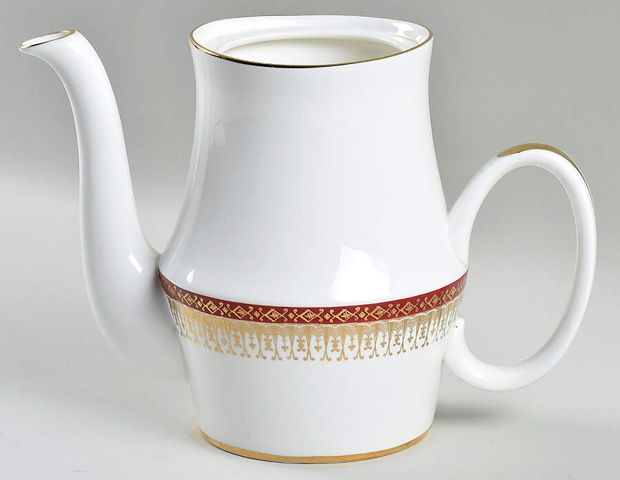 Majestic Maroon Coffee Pot No Lid by Royal Grafton-1