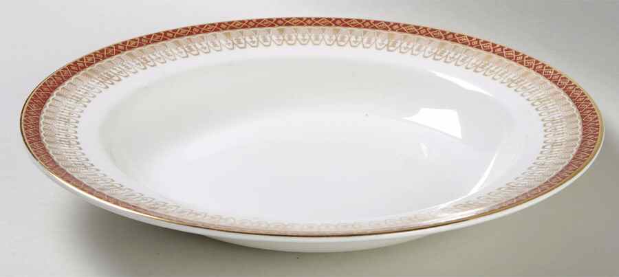 Majestic Maroon Large Rim Soup Bowl by Royal Grafton-1