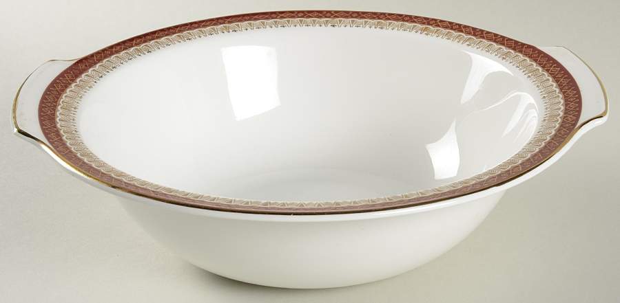 Majestic Maroon 10" Round Vegetable Bowl by Royal Grafton-1