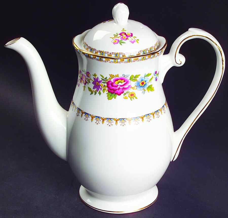 Malvern (Smooth) Coffee Pot & Lid by Royal Grafton-1