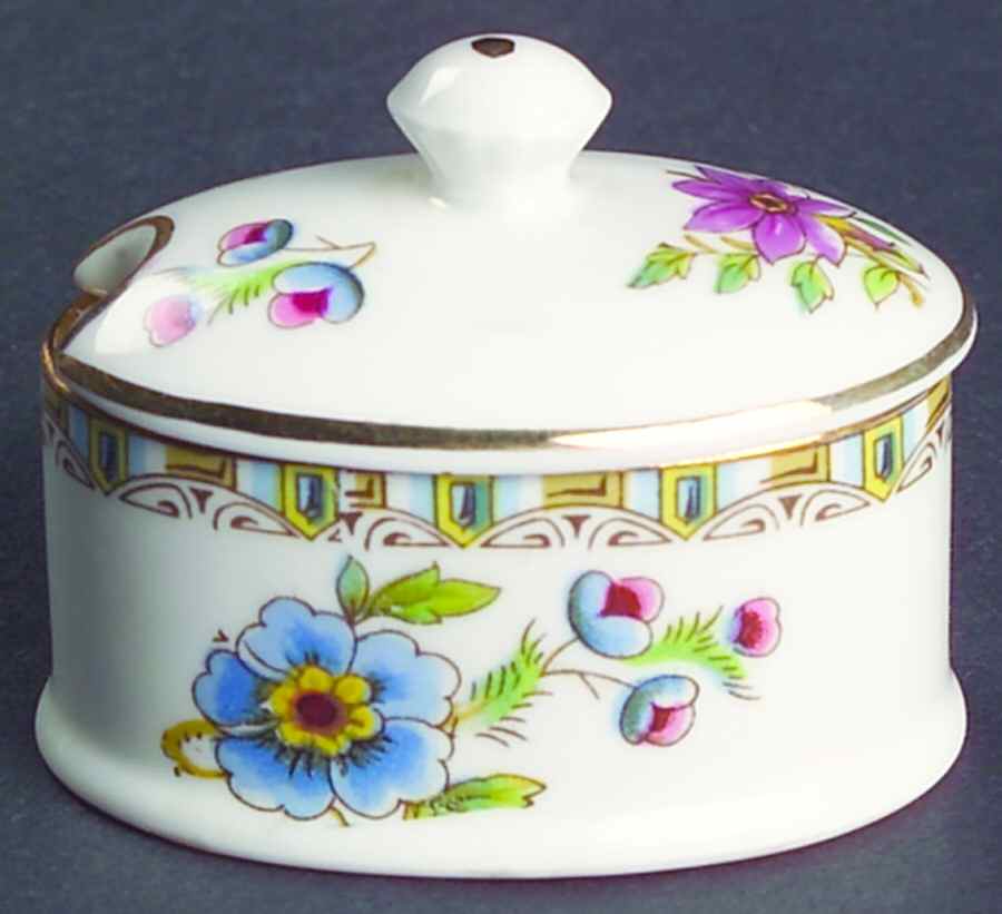 Malvern (Smooth) Mustard Jar & Lid by Royal Grafton-1