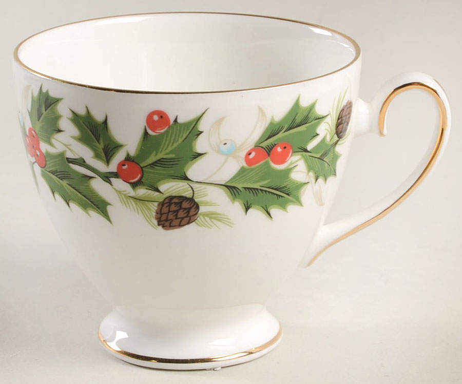 Noel (Holly Backstamp, Smooth) Footed Cup by Royal Grafton-1