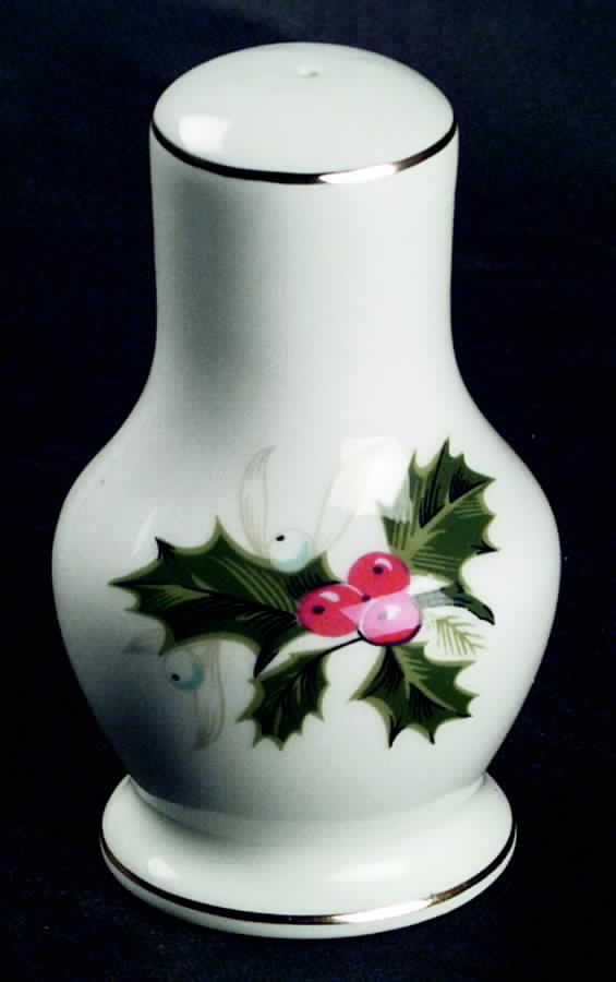 Noel (Holly Backstamp, Smooth) Salt Shaker by Royal Grafton-1