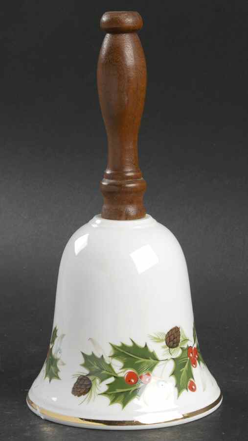 Noel (Holly Backstamp, Smooth) Bell by Royal Grafton-1