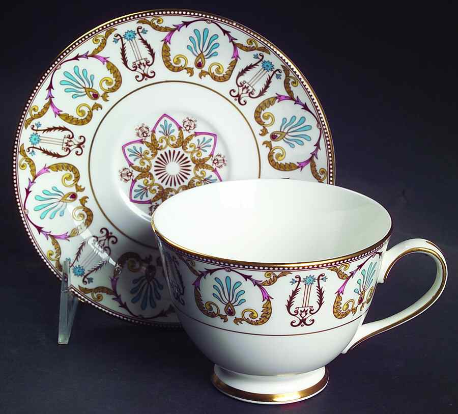 Regency Footed Cup & Saucer Set by Royal Grafton-1