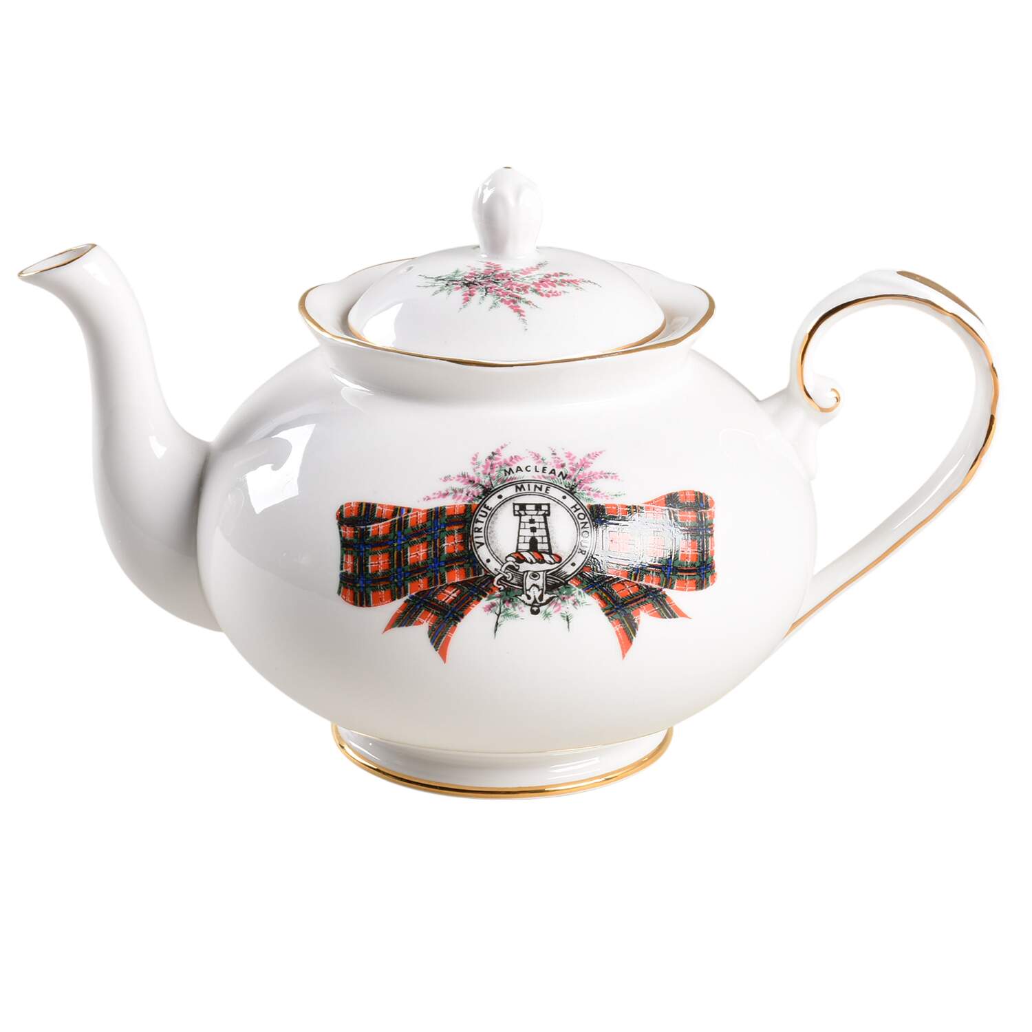 Coat of Arms (Scalloped) Teapot & Lid by Royal Grafton-1