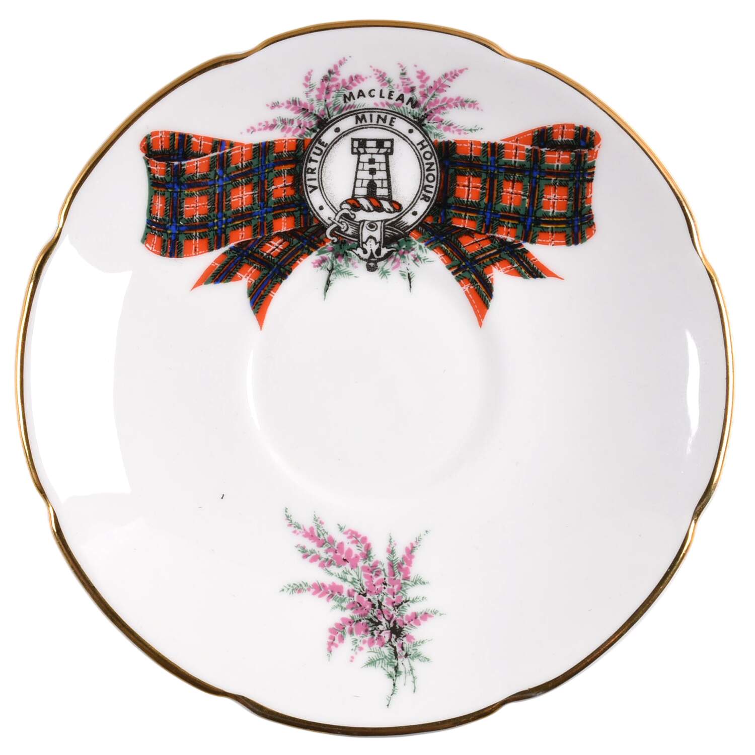 Coat of Arms (Scalloped) Saucer by Royal Grafton-1