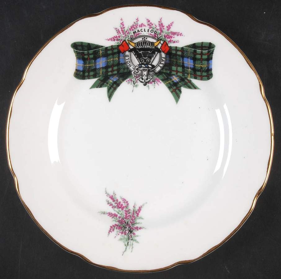 Coat of Arms (Scalloped) Bread & Butter Plate by Royal Grafton-1